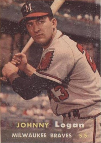 1957 Topps - Johnny Logan #4