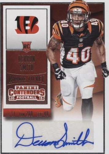 2015 Panini Contenders Derron Smith #172