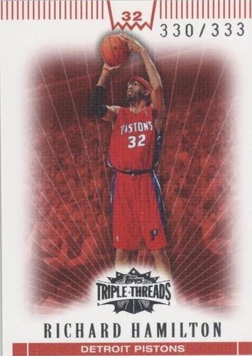 2007-08 Topps Triple Threads - Richard Hamilton #72