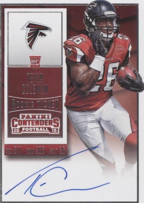 Panini Contenders 2015 Tevin Coleman #237