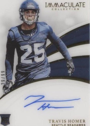 2019 Panini Immaculate Collection Travis Homer #RA-24