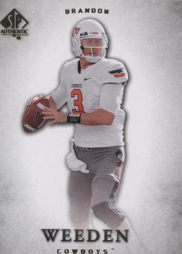 2012 SP Authentic Brandon Weeden #16