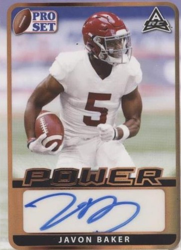2021 Leaf Pro Set Power Javon Baker #BA-JB2