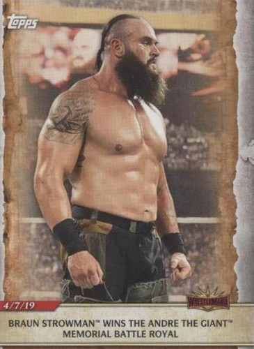 2020 Topps WWE Road to Wrestlemania - Braun Strowman #53