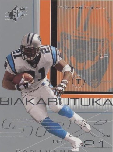 2001 SPx Tim Biakabutuka #12