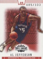 2007-08 Topps Triple Threads - Al Jefferson #25