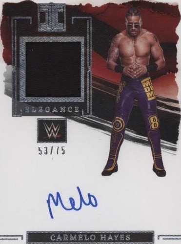 2023 Panini Impeccable WWE - Carmelo Hayes #EM-CHY