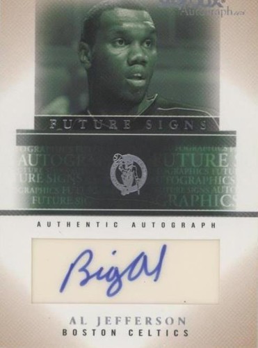 2004-05 Skybox Autographics - Al Jefferson #FSA-AJ