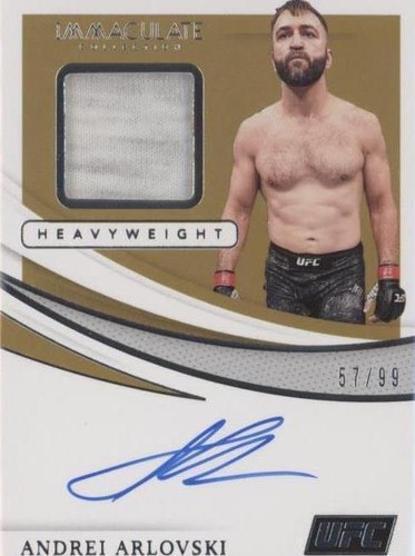 2021 Panini Immaculate Collection UFC - Andrei Arlovski #MA-AAV
