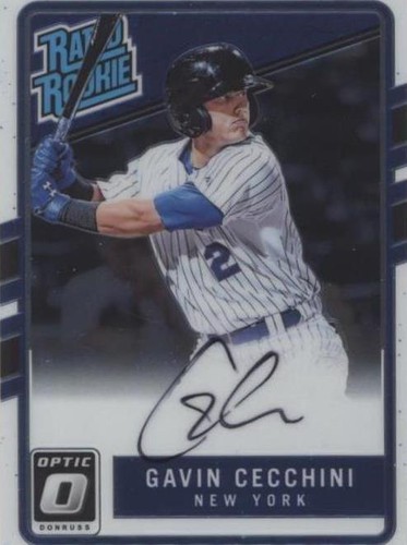 2017 Panini Donruss Optic - Gavin Cecchini #RRS-GC
