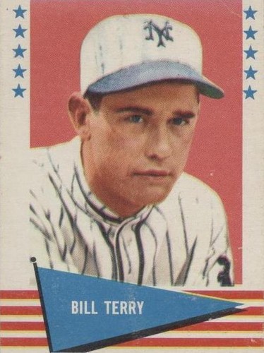 1961 Fleer Baseball Greats - Bill Terry #142