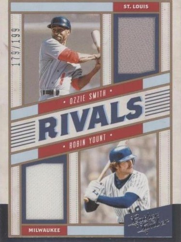 2019 Panini Leather & Lumber - Ozzie Smith Robin Yount #RM-OR