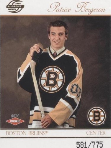 2003-04 Pacific Supreme - Patrice Bergeron #104