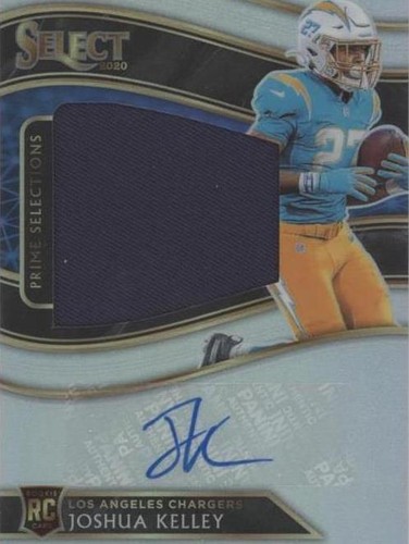 2020 Panini Select Joshua Kelley Silver Field Level Prizm