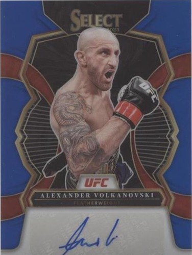 2023 Panini Select UFC - Alexander Volkanovski #SG-AVK