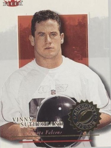 2001 Fleer Authority Vinny Sutherland #137