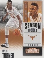 2016-17 Panini Contenders Draft Picks - Myles Turner #72