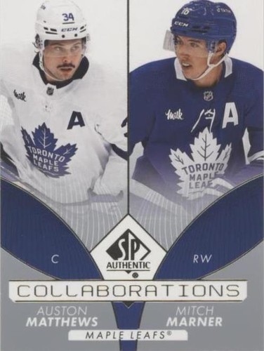 2022-23 SP Authentic - Auston Matthews Mitch Marner #C-21