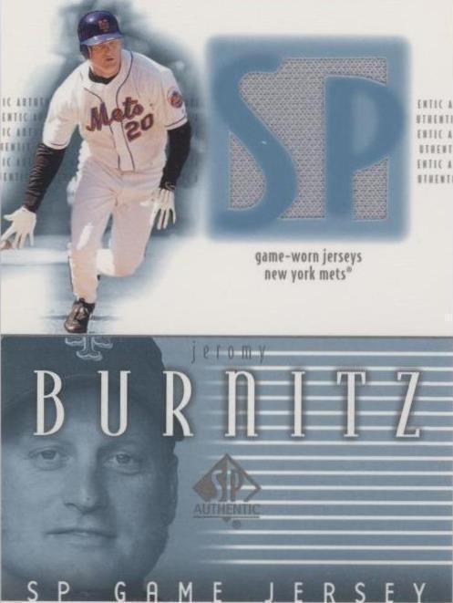 2002 SP Authentic - Jeromy Burnitz #J-JBU