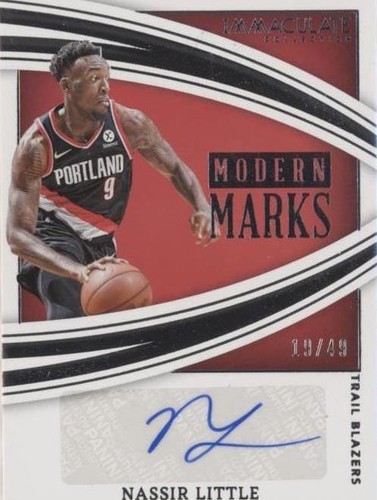 2021-22 Panini Immaculate Collection - Nassir Little #MM-NSL