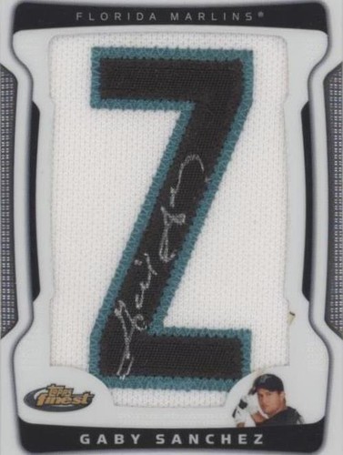 2009 Topps Finest - Gaby Sanchez #161