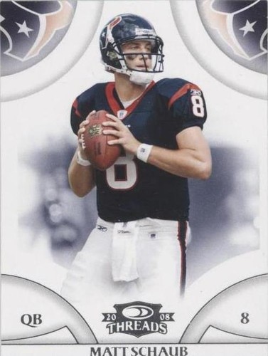 2008 Donruss Threads Matt Schaub #51