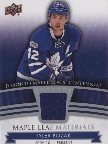 2017 Upper Deck Toronto Maple Leafs Centennial - Tyler Bozak #ML-TB