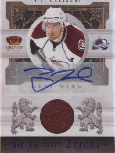 2010-11 Panini Crown Royale - T.J. Galiardi #TJG