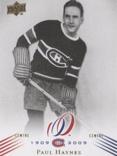 2008-09 Upper Deck Montreal Canadiens Centennial Set - Paul Haynes #162