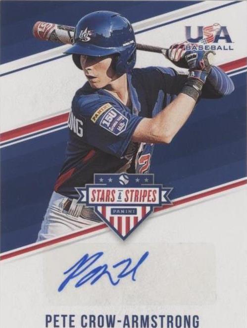 2018 Panini USA Baseball Stars & Stripes - Pete Crow-Armstrong #SS-PA