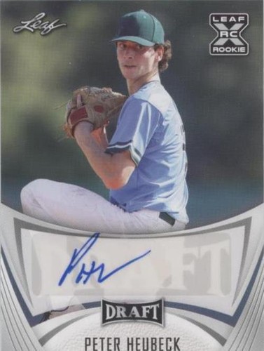 2021 Leaf Draft - Peter Heubeck #BA-PH1