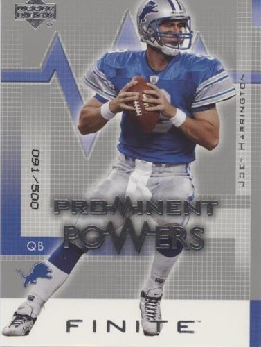 2003 Upper Deck Finite Joey Harrington #167