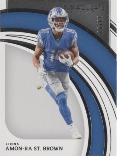2022 Panini Immaculate Collection Amon-Ra St. Brown #33