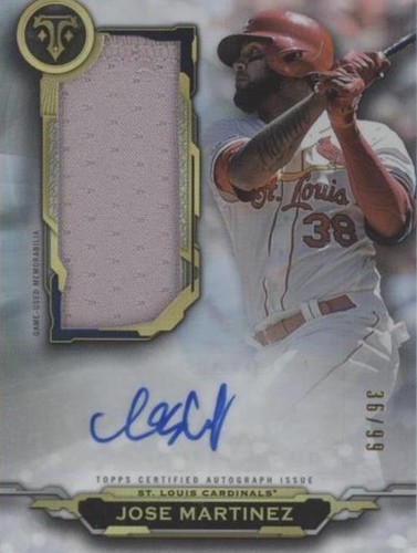 2019 Topps Triple Threads - Jose Martinez #AUJR-JM