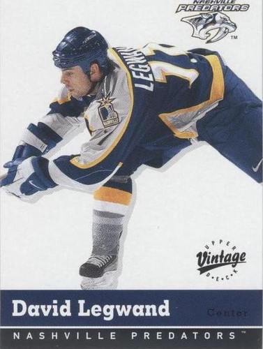 2000-01 Upper Deck Vintage - David Legwand #202