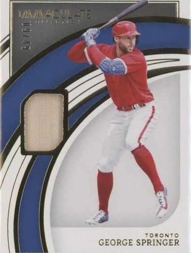 2022 Panini Immaculate Collection - George Springer #25