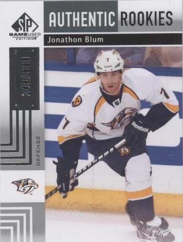 2011-12 SP Game Used Edition - Jonathon Blum #129