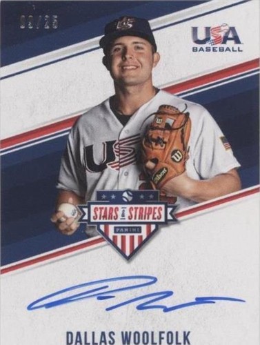 2018 Panini USA Baseball Stars & Stripes - Dallas Woolfolk #DW