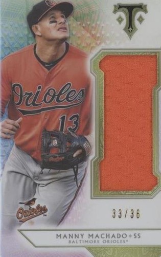 2018 Topps Triple Threads - Manny Machado #SJR-MMC1