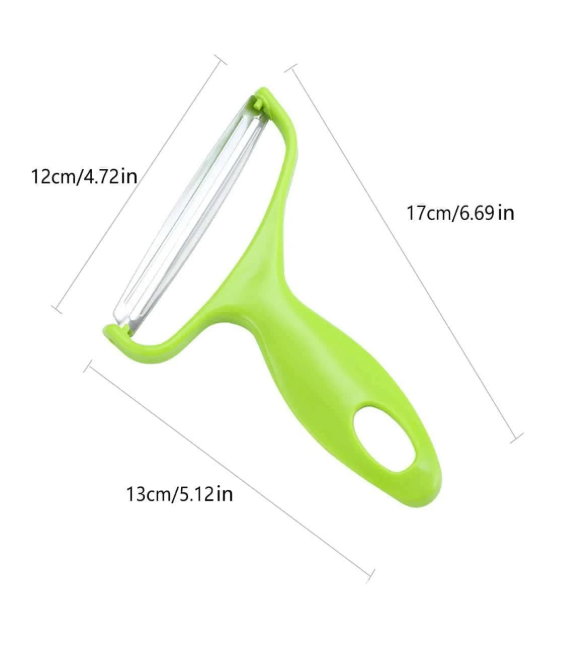 1pc Stainless Steel Vegetable Peeler & Slicer - Wide Mouth Kitchen Tool - NEW