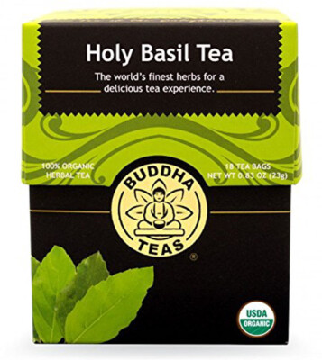 Holy Basil Tea by Buddha Teas, 18 tea bag 1 pack