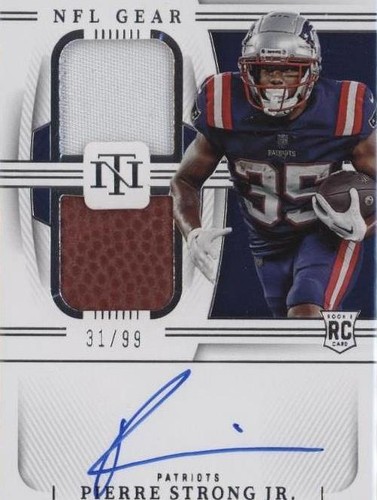 2022 Panini National Treasures Pierre Strong Jr. #RGS-PS