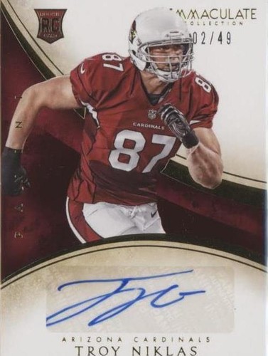 2014 Panini Immaculate Collection Troy Niklas #168