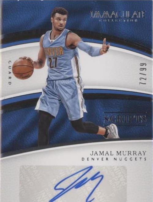 2016-17 Panini Immaculate Collection - Jamal Murray #SC-JMU