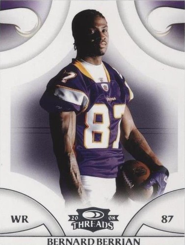 2008 Donruss Threads Bernard Berrian #117