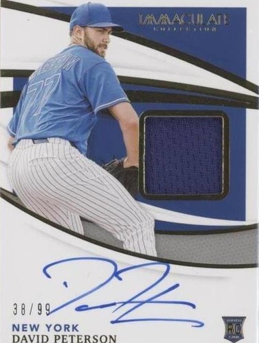2021 Panini Immaculate Collection - David Peterson #IMA-DP