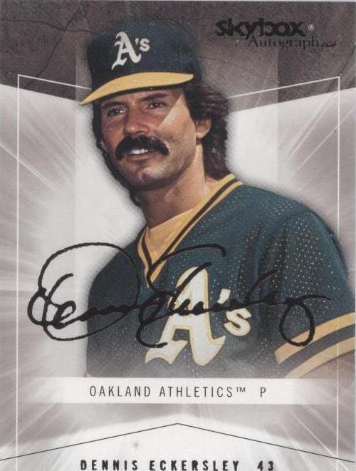 2005 Skybox Autographics - Dennis Eckersley #65