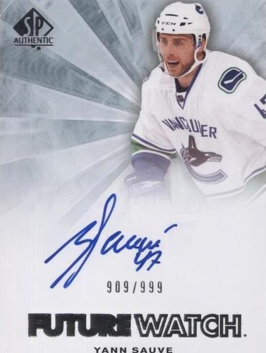 2011-12 SP Authentic - Yann Sauve #254