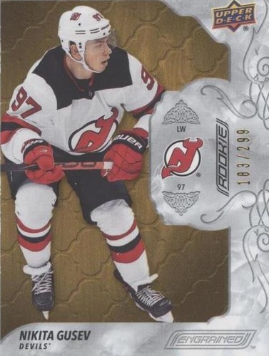 2019-20 Upper Deck Engrained - Nikita Gusev #61