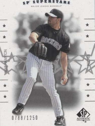 2001 SP Authentic - Mike Hampton #170
